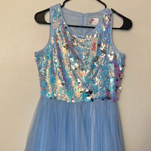 SZ 18 GIRLS JUSTICE DRESS